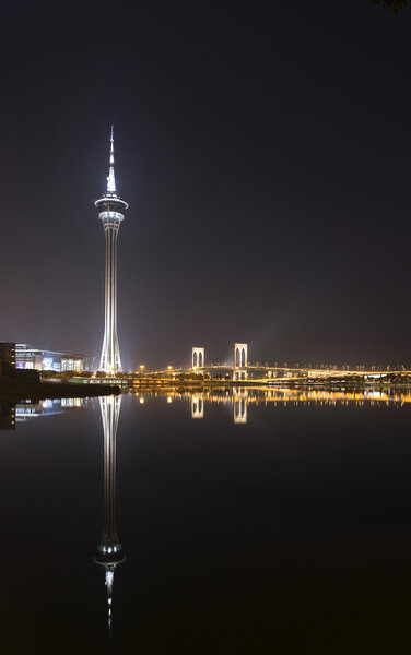 macau tower in macao macau china