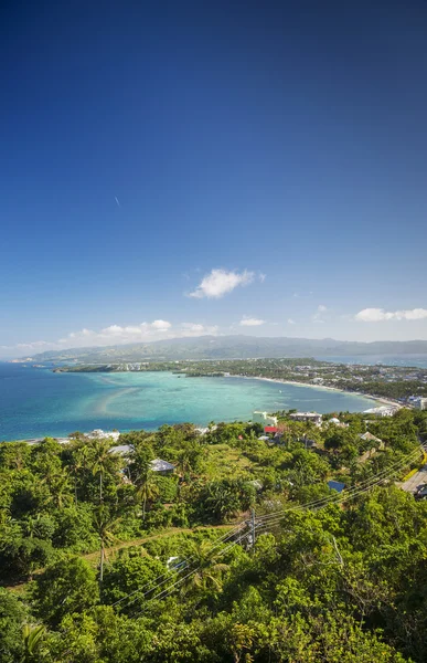 Boracay island tropical coast landscape in philippines — Stock Photo, Image