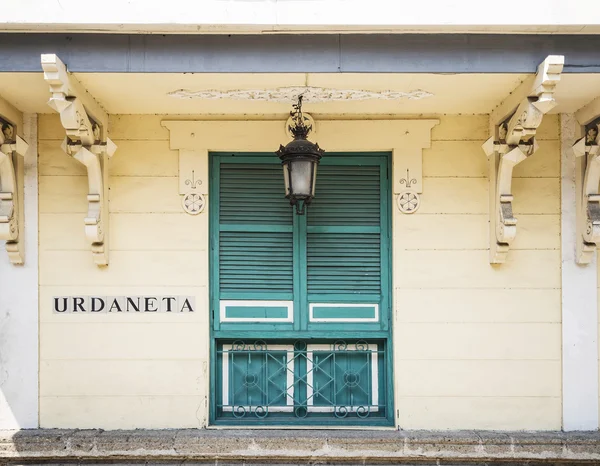 Colonial architecture in intramuros old town of Manila philippin — Stock Photo, Image