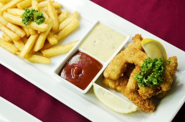 Balık ve cips klasik İngiliz gıda