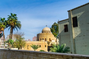 Kahire, Mısır - Coptic Kahire 'deki Aziz George Kilisesi, Mısır