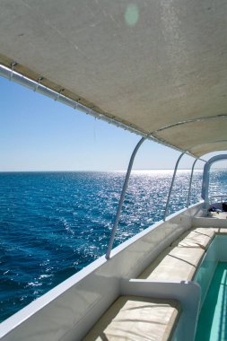 El Gouna 'daki tekne Kızıl Deniz Mısır Kuzey Afrika