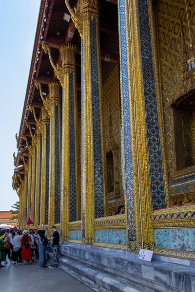 Bangkok Tajlandia Stycznia 2019 Widok Wielki Pałac Królewski Bangkoku Royal Obraz Stockowy