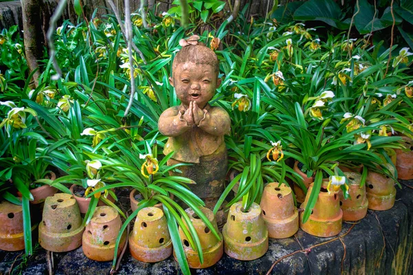 Ceramics Decoration Garden Nong Nooch Tropical Botanical Garden Pattaya Thailand Stock Image