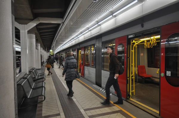 Wien tunnelbanestation — Stockfoto