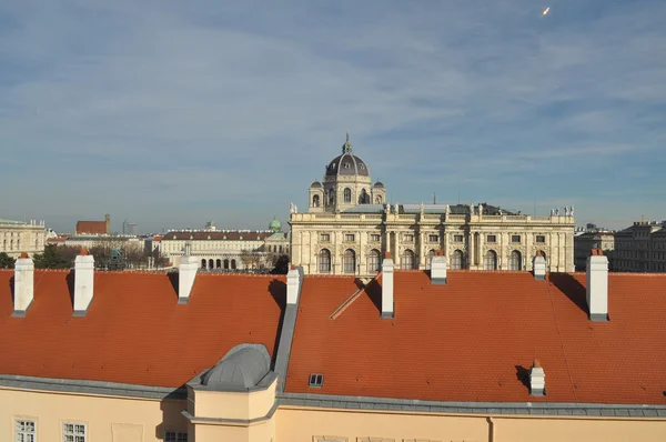 A légi felvétel a Wien — Stock Fotó