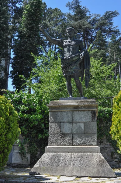 Caesar Augustus statue in Susa — Stock Photo, Image