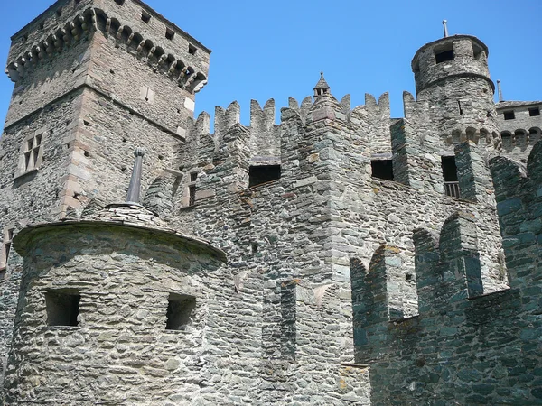 Castello Fenis a Fenis — Foto Stock