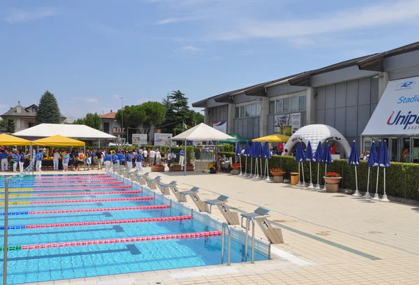 스타디 오 델 Nuoto (의미 수영 경기장) 리치 오 네 — 스톡 사진