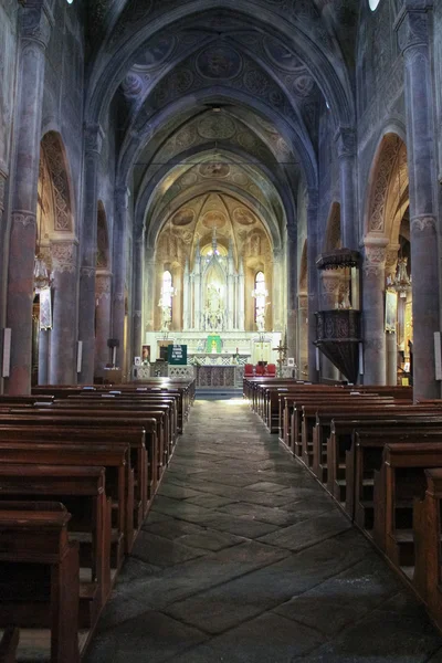 Igreja de Lagnasco em Lagnasco — Fotografia de Stock