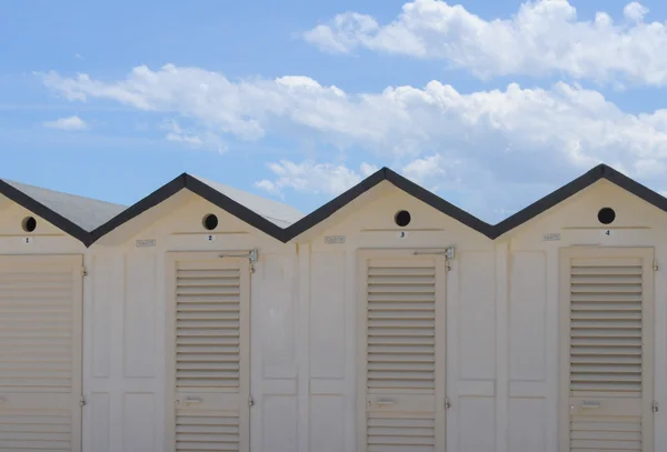 Der strand in riccione — Stockfoto