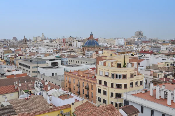 Letecký pohled na Valencii — Stock fotografie