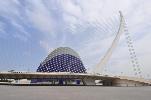 Stad för konst och vetenskap i Valencia — Stockfoto