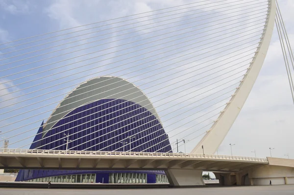 Stad för konst och vetenskap i Valencia — Stockfoto