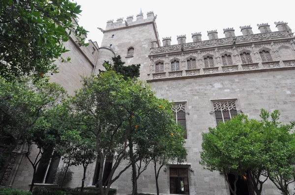 Llotja de la Seda (Borsa della seta) a Valencia — Foto Stock