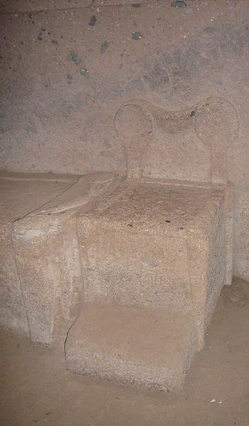 Etruscan necropolis of the Banditaccia in Cerveteri — Stock Photo, Image