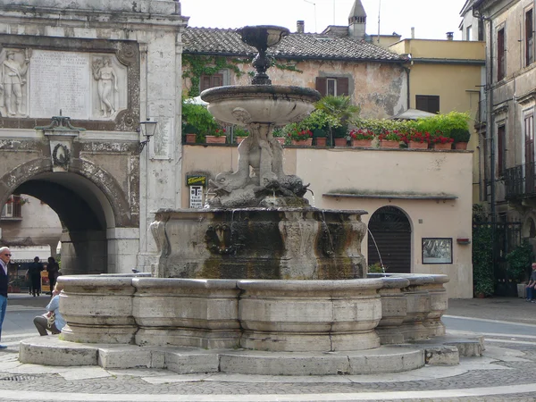 Veduta della città di Sutri — Foto Stock