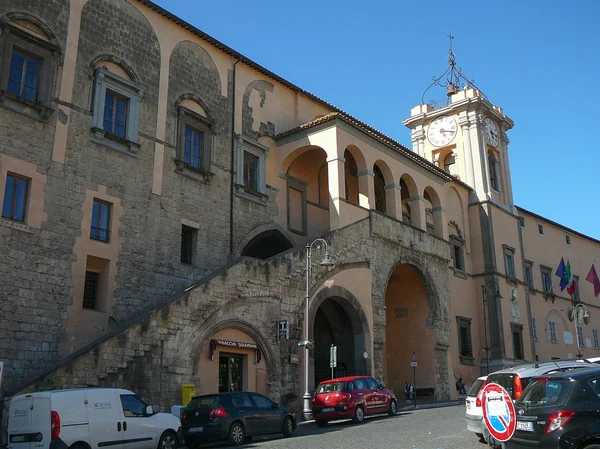 Uitzicht op de stad van Tarquinia — Stockfoto