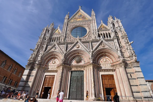 Cathedral church in Siena — Stock Photo, Image