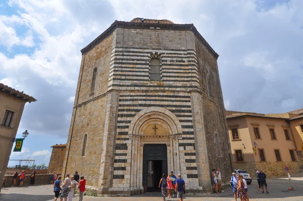 Volterra katedrála Baptisterium v Volterra — Stock fotografie