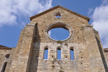 Chiusdino St Galgano Manastırı Harabeleri