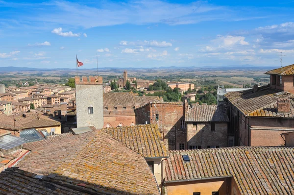 Pohled na město Siena — Stock fotografie