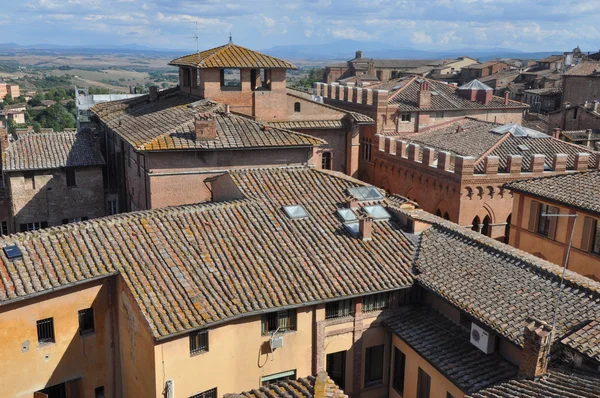 Vista da cidade de Siena — Fotografia de Stock