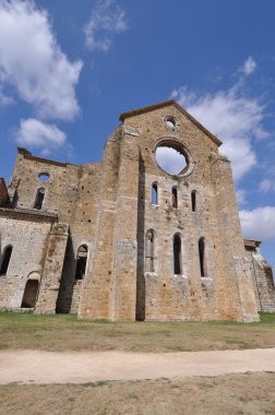 Chiusdino St Galgano Manastırı Harabeleri