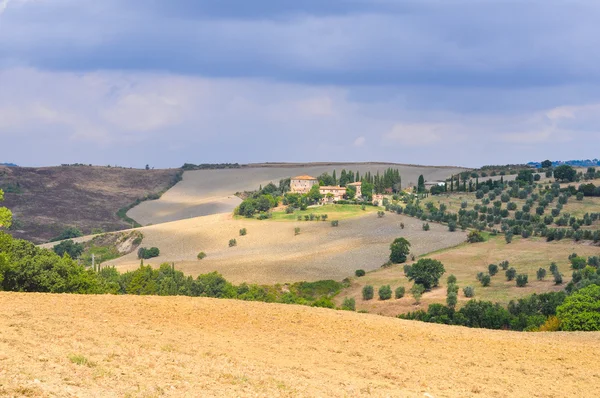 Vista da paisagem da Toscana — Fotografia de Stock