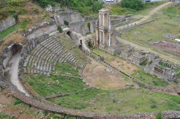 Římské divadlo v Volterra — Stock fotografie