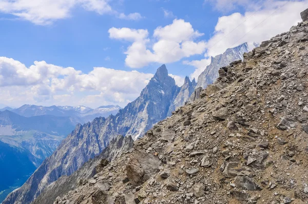 HDR Mont Blanc em Aosta Valley — Fotografia de Stock