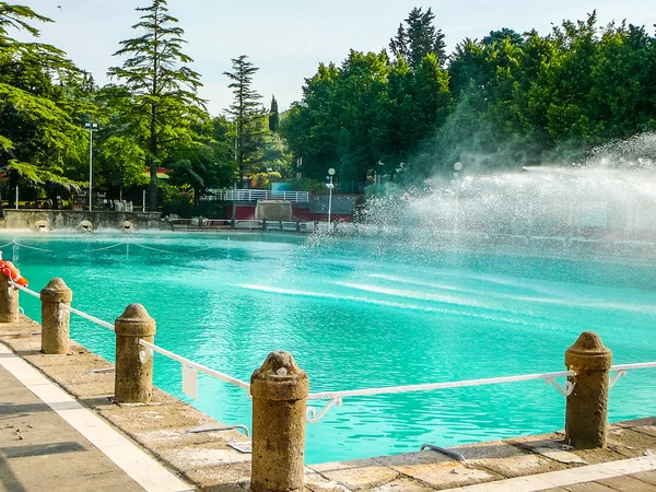 HDR Terme dei Papi в місті Viterbo — стокове фото