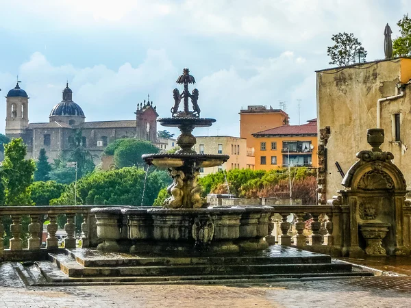 HDR widok miasta Viterbo — Zdjęcie stockowe