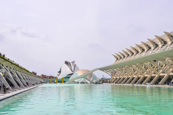 HDR staden av konst och vetenskap i Valencia — Stockfoto