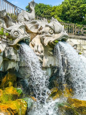 Caserta bahçelerde HDR