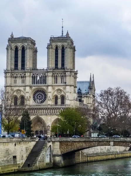 HDR Notre Dame Paryż — Zdjęcie stockowe