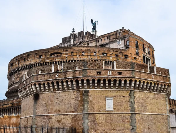 HDR Castel Sant'Angelo, Řím — Stock fotografie