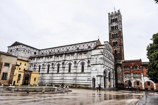 HDR Lucca cathedral — Stockfoto