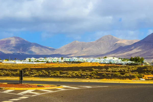 Playa HDR Lanzarote en la Isla Española de Canarias —  Fotos de Stock
