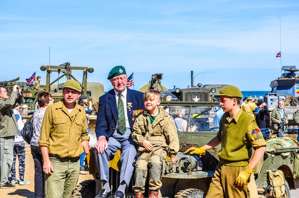 HDR D-Day celebrations in Arromanches — Stock Photo, Image