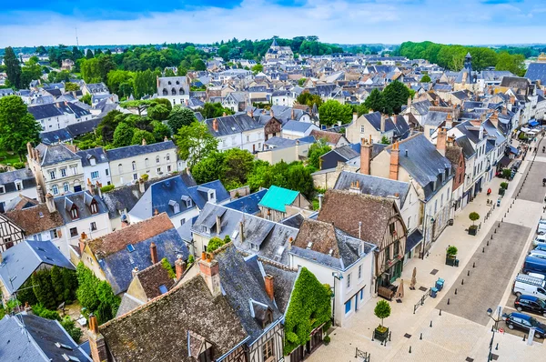 HDR miasta Amboise Francja — Zdjęcie stockowe