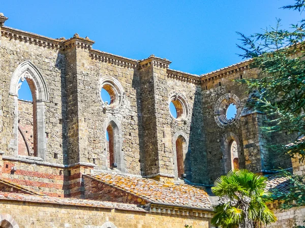 Abadia de San Galgano HDR — Fotografia de Stock