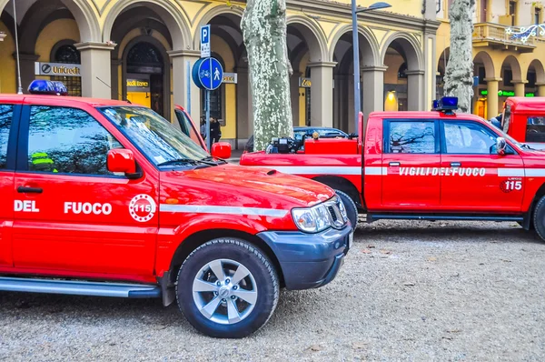 HDR camión de bomberos italiano — Foto de Stock
