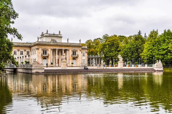 HDR Pałac łazienki w Warszawie — Zdjęcie stockowe