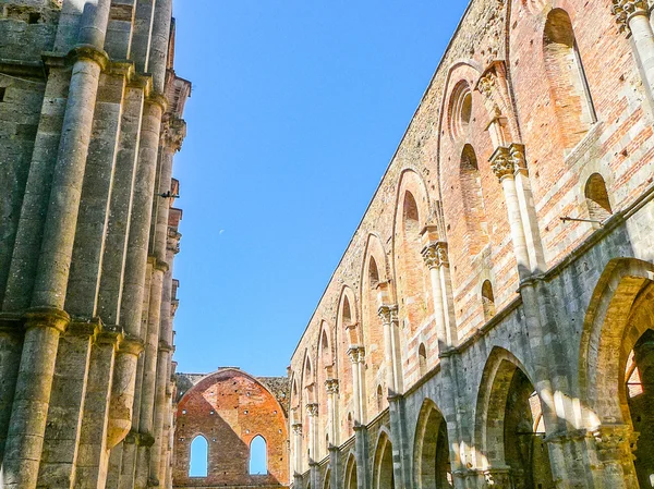 HDR San Galgano абатство — стокове фото