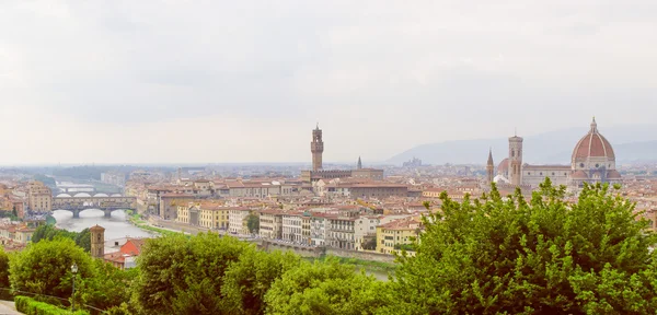 Retro kijken florence Italië — Stockfoto