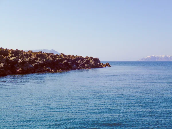 Retro-look palaia kameni in Griekenland — Stockfoto