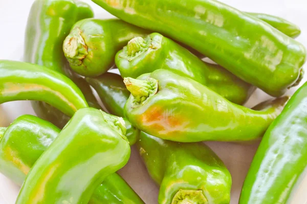Zelené papriky — Stock fotografie