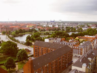 Retro Kopenhag Danimarka bak