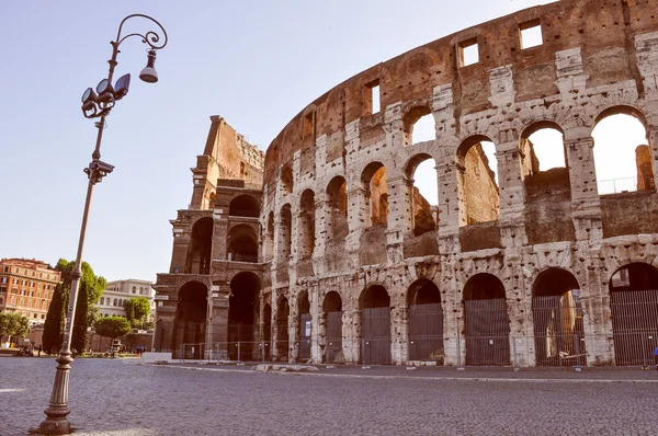 Retro look Colosseum Rome — Stock Photo, Image